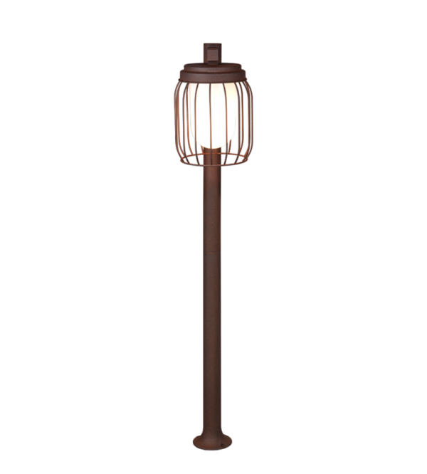 Φωτιστικό Δαπέδου Trio Lighting TUELA  1x E27 Σκουριά Χυτό Αλουμίνιο IP44  – 410860124