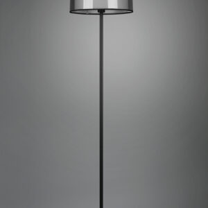 Φωτιστικό Δαπέδου Trio Lighting BURTON  1x E27 Μαύρο Ματ Μεταλλικό   – 411400132