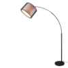 Φωτιστικό Δαπέδου Trio Lighting BURTON  1x E27 Μαύρο Ματ Μεταλλικό   – 411490132