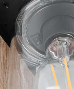 Φωτιστικό Κολωνάκι Δαπέδου σε Απόχρωση Ξύλου 100cm ARDILA με Αισθητήρα Νύχτας-Ημέρας 1x E27 IP44 Trio Lighting – 411660135