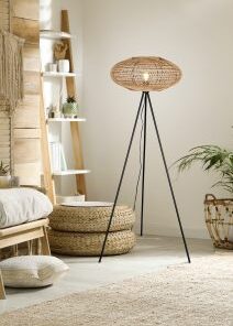 Φωτιστικό Δαπέδου Trio Lighting 1xE27 Μαύρου Χρώματος – 412300136