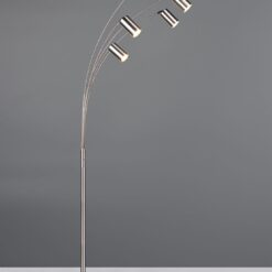 Φωτιστικό Δαπέδου Νίκελ Ματ Μεταλλικό MARLEY 5xGU10 Trio Lighting – 412400507