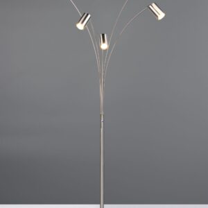 Φωτιστικό Δαπέδου Νίκελ Ματ Μεταλλικό MARLEY 5xGU10 Trio Lighting – 412400507