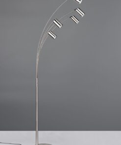 Φωτιστικό Δαπέδου Νίκελ Ματ Μεταλλικό MARLEY 5xGU10 Trio Lighting – 412400507