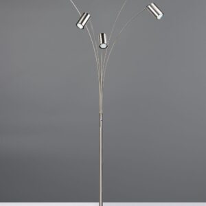 Φωτιστικό Δαπέδου Νίκελ Ματ Μεταλλικό MARLEY 5xGU10 Trio Lighting – 412400507