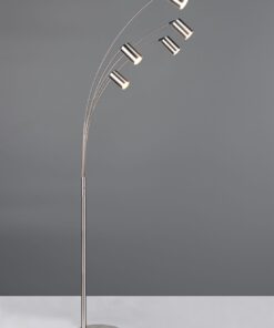 Φωτιστικό Δαπέδου Νίκελ Ματ Μεταλλικό MARLEY 5xGU10 Trio Lighting – 412400507