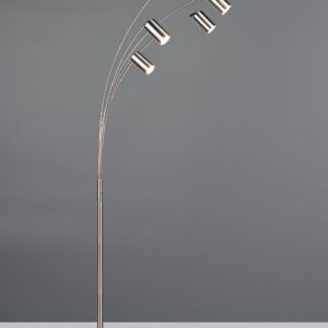 Φωτιστικό Δαπέδου Νίκελ Ματ Μεταλλικό MARLEY 5xGU10 Trio Lighting – 412400507