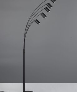 Φωτιστικό Δαπέδου Μαύρο Ματ Μεταλλικό MARLEY 5xGU10 Trio Lighting – 412400532