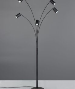 Φωτιστικό Δαπέδου Μαύρο Ματ Μεταλλικό MARLEY 5xGU10 Trio Lighting – 412400532