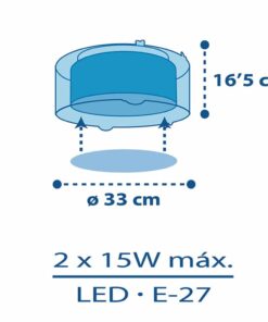 Planets πλαφονιέρα οροφής Ango – 41346