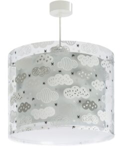 Ango Clouds Gray κρεμαστό παιδικό φωτιστικό (41412E)