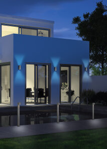 Κολωνάκι Trio Lighting ROYA 1x GU10 Ανθρακί Χυτό Αλουμίνιο IP44, Ανιχνευτής Κίνησης – 414260142 IP44 – – Motion sensor