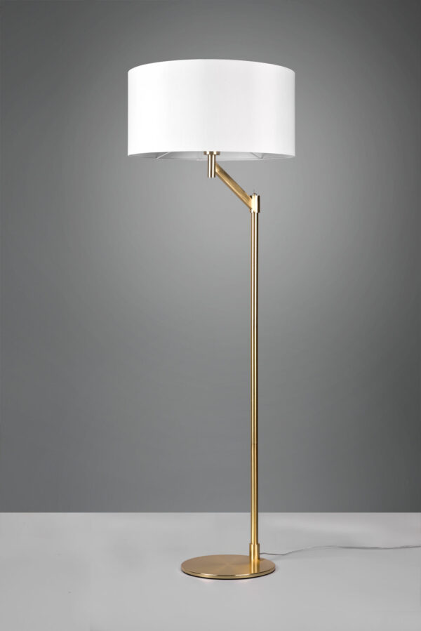 Φωτιστικό Δαπέδου Trio Lighting CASSIO  1x E27 Ορείχαλκος Ματ Μεταλλικό   – 414400108