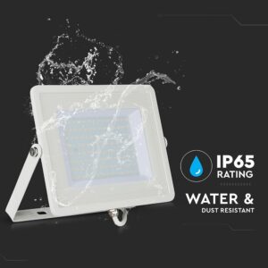 LED Προβολέας 100W V-TAC PRO Samsung Chip 100° 8200lm Λευκός Αδιάβροχος IP65 Θερμό 3000K – 21415