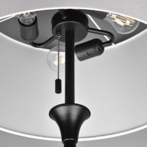 Φωτιστικό Δαπέδου Trio Lighting SABIA  3x E27 Μαύρο Ματ Μεταλλικό   – 415700332