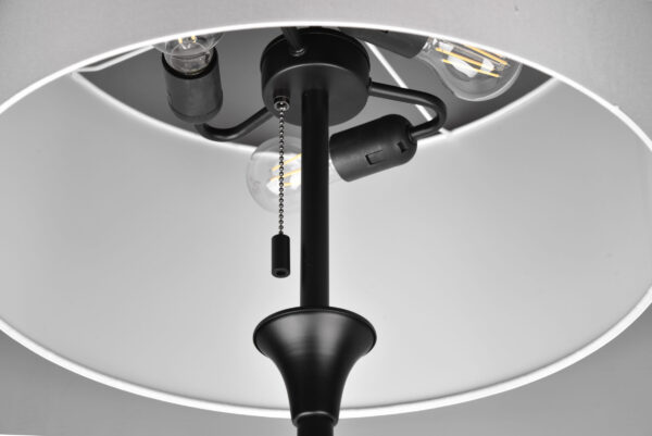 Φωτιστικό Δαπέδου Trio Lighting SABIA  3x E27 Μαύρο Ματ Μεταλλικό   – 415700332