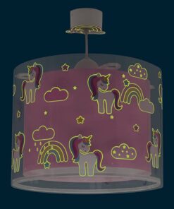 Unicorns παιδικό φωτιστικό οροφής Ango – 41592