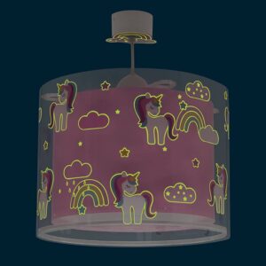 Unicorns παιδικό φωτιστικό οροφής Ango – 41592