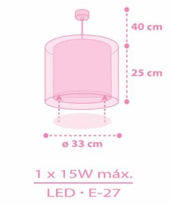 Unicorns παιδικό φωτιστικό οροφής Ango – 41592