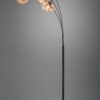 Φωτιστικό Δαπέδου Trio Lighting 3x E14 Μαύρο Ματ με Μελί Γυαλιά – 417000313