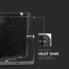 LED Προβολέας 200W V-TAC PRO Samsung Chip  100° 16500lm Μαύρος Αδιάβροχος IP65 Ψυχρό 6400K – 21419