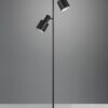 Φωτιστικό Δαπέδου Μαύρο Ματ με 2 Σποτ AGUDO 2x E27 Trio Lighting – 419400232