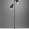 Φωτιστικό Δαπέδου Μαύρο Ματ με 2 Σποτ AGUDO 2x E27 Trio Lighting – 419400232