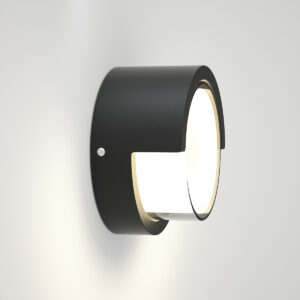 Φωτιστικό επιτοίχιο HER-02 LED BLACK εξωτερικού χώρου Heronia – 42-0002