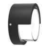 Φωτιστικό επιτοίχιο HER-02 LED BLACK εξωτερικού χώρου Heronia – 42-0002