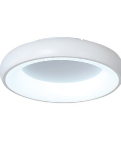 InLight Πλαφονιέρα οροφής LED 110W 3CCT από λευκό ακρυλικό D:60cm (42020-A-White)