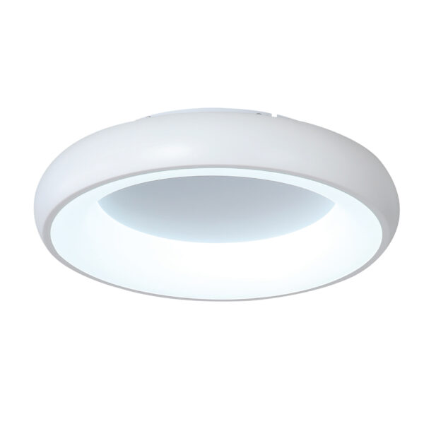 InLight Πλαφονιέρα οροφής LED 110W 3CCT από λευκό ακρυλικό D:60cm (42020-A-White)