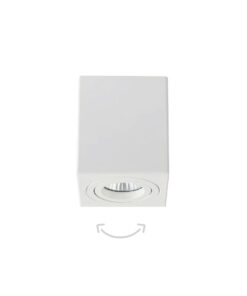 InLight Φωτιστικό οροφής από λευκό μέταλλο 1XGU10 D:7,8cm (42026-WH)