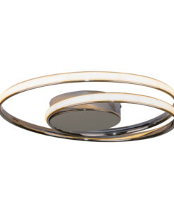 InLight Πλαφονιέρα οροφής LED 36W 3000K από αλουμίνιο σε χρώμιο απόχρωση D:45cm (42028-CH)