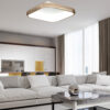 InLight Πλαφονιέρα οροφής LED 78W 3CCT από μαύρο μέταλλο και λευκό ακρυλικό D:45cm (42030-Black)