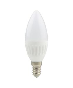 ΛΑΜΠΑ LED ΚΕΡΙ 7,1W 1000lm E14 ΚΕΡΑΜΙΚΗ ΒΑΣΗ 4000K "PRO" 175-265V EUROLAMP – 147-77216