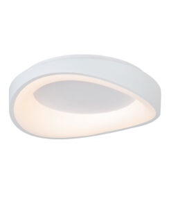 InLightΠλαφονιέρα οροφής LED 72W 3CCT (by tuya) από λευκό μέταλλο και ακρυλικό D:45cm (42033-White)