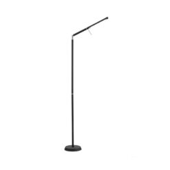 Φωτιστικό Δαπέδου Trio Lighting LED 6W Μαύρο Ματ Μεταλλικό Dimmable 560lm 3000K 420490132