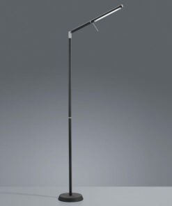 Φωτιστικό Δαπέδου Trio Lighting LED 6W Μαύρο Ματ Μεταλλικό Dimmable 560lm 3000K 420490132