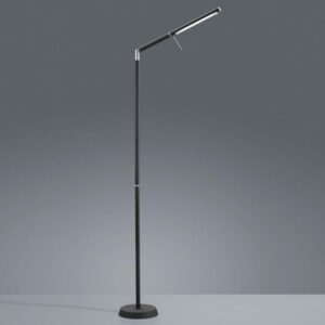 Φωτιστικό Δαπέδου Trio Lighting LED 6W  Μαύρο Ματ Μεταλλικό Dimmable 560lm 3000K  420490132