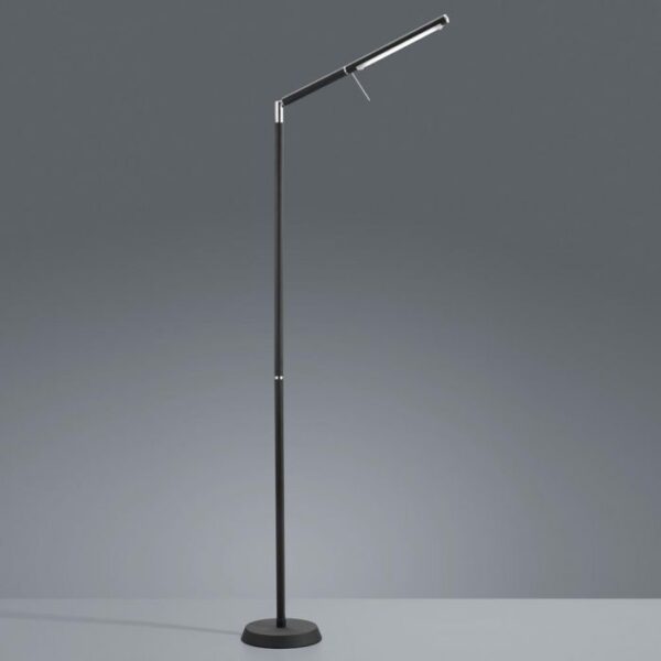 Φωτιστικό Δαπέδου Trio Lighting LED 6W  Μαύρο Ματ Μεταλλικό Dimmable 560lm 3000K  420490132