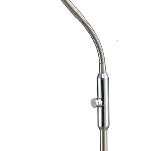 Φωτιστικό Δαπέδου Trio Lighting LED 12W  Νίκελ Ματ Μεταλλικό Dimmable 1100lm 3000K  420910107