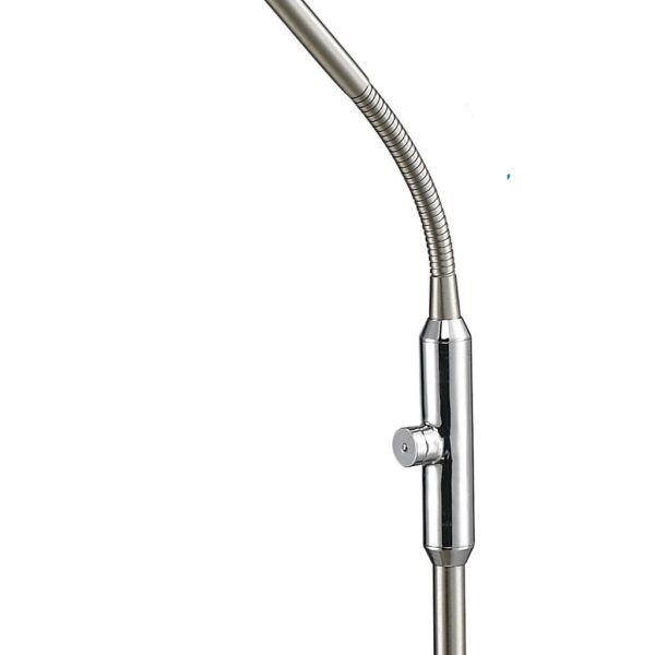 Φωτιστικό Δαπέδου Trio Lighting LED 12W  Νίκελ Ματ Μεταλλικό Dimmable 1100lm 3000K  420910107