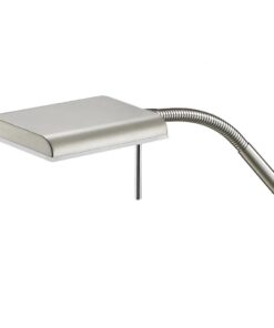 Φωτιστικό Δαπέδου Trio Lighting LED 12W Νίκελ Ματ Μεταλλικό Dimmable 1100lm 3000K 420910107