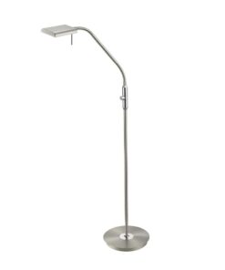 Φωτιστικό Δαπέδου Trio Lighting LED 12W Νίκελ Ματ Μεταλλικό Dimmable 1100lm 3000K 420910107