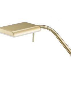 Φωτιστικό Δαπέδου Trio Lighting LED 12W Ορείχαλκος Ματ Μεταλλικό Dimmable 1100lm 3000K 420910108