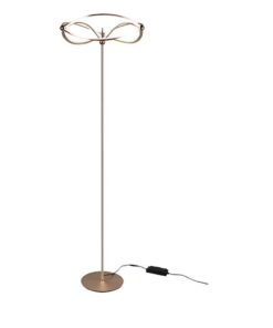 Φωτιστικό Δαπέδου Trio Lighting LED 31W Ορείχαλκος Ματ Μεταλλικό Dimmable 3700lm 3000K 421210108