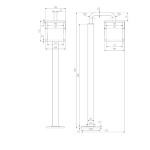 Κολωνάκι Trio Lighting LED 5W E27 Ανθρακί Αλουμίνιο 400lm 3000K IP54 421560142