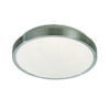 InLight Πλαφονιέρα οροφής LED 24W 4000K από ασημί ματ ακρυλικό D:40cm (42159-Β-Ασημί Ματ)