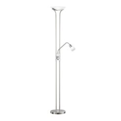 Φωτιστικό Δαπέδου Trio Lighting LED 4,5W Νίκελ Ματ Μεταλλικό Dimmable 450lm 3000K 421910207