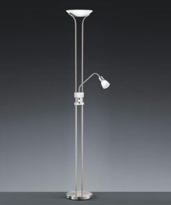 Φωτιστικό Δαπέδου Trio Lighting LED 4,5W Νίκελ Ματ Μεταλλικό Dimmable 450lm 3000K 421910207